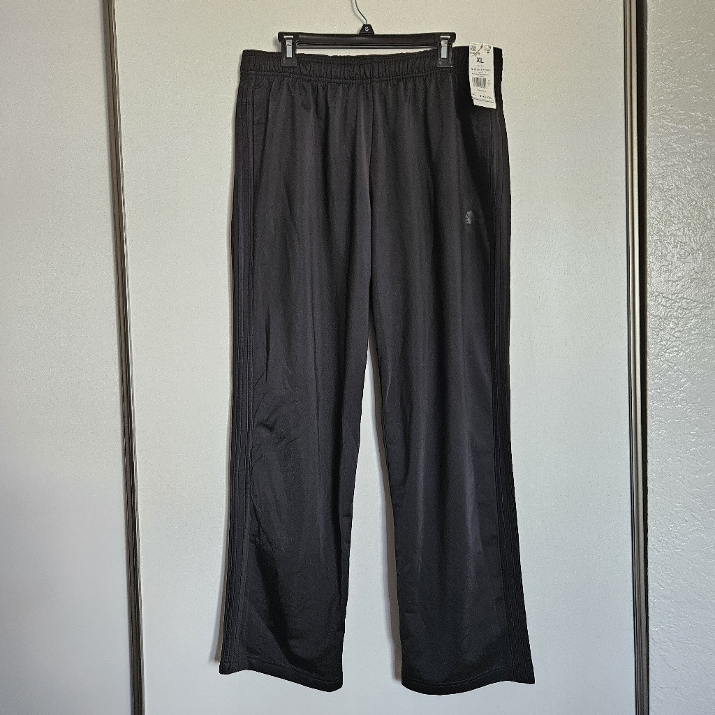Adidas Mens Essentials Warm-Up Open Hem 3-Stripes Tracksuit Pants